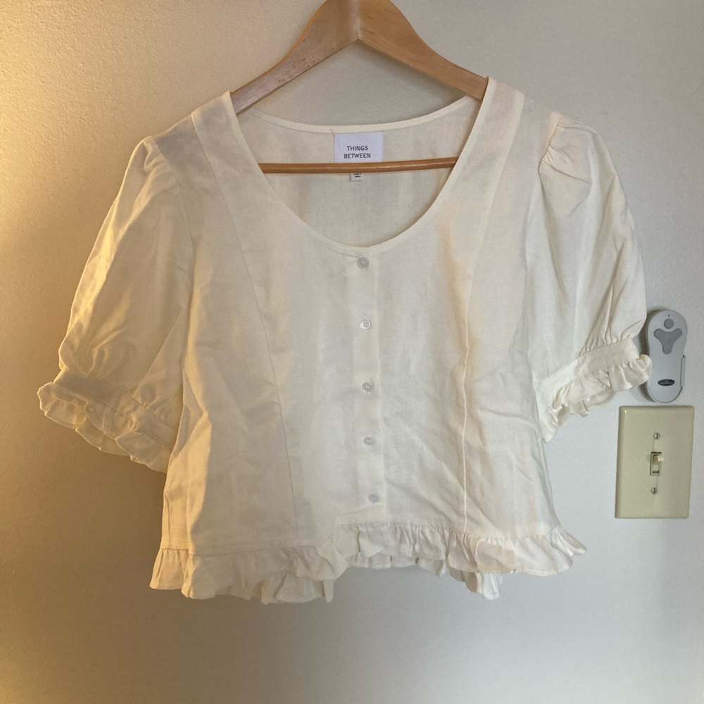 Neuflora White Cotton Top